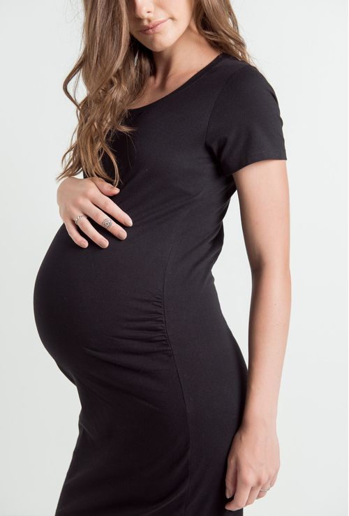 Vestido Gestante Bolzano Preto