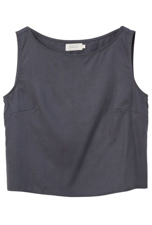 Regata Stiniva Em Lyocell Cropped Chumbo