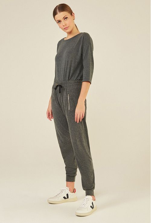 Blusa Meia Manga Ushuaia Malha PET Cinza