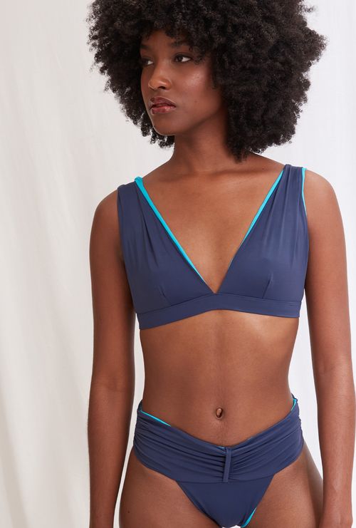 Calcinha alanya biodegradável marinho e turquesa