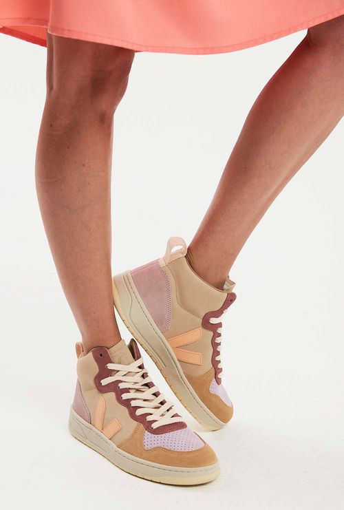Tênis V15 Suede Multico Peach