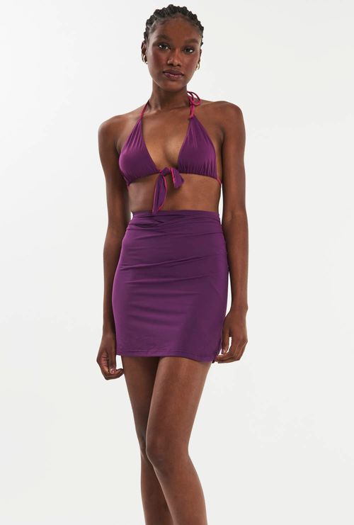 Sutiã laço biodegradável uva e fucsia