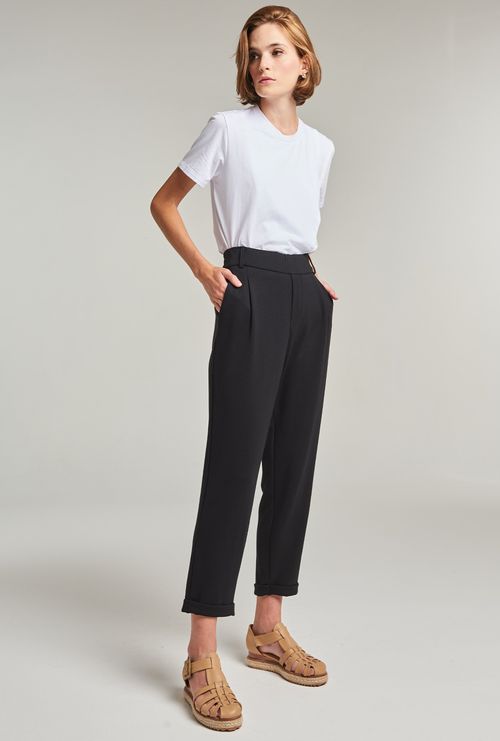 Calça Navarro Alfaiataria Viscose Preto