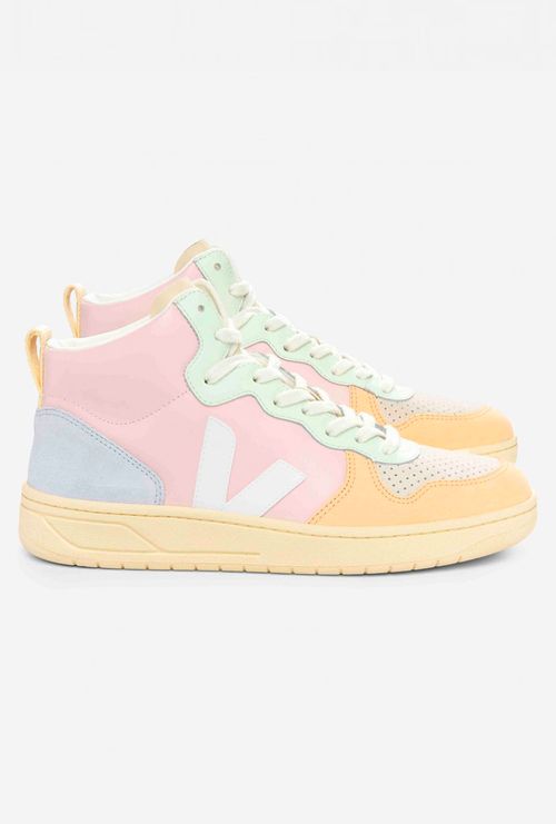 Tênis V-15 Couro Petale White Multico Vert Shoes