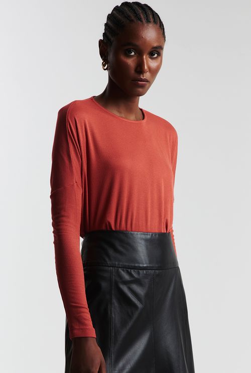 Blusa Percy Amplo em Viscose Ginger