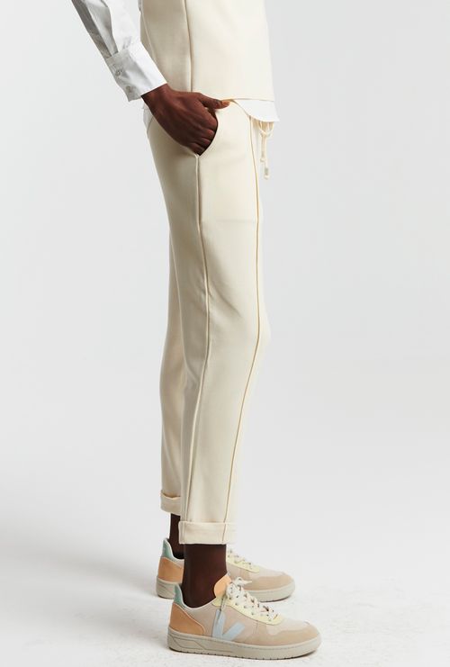 Calça Moudania em Viscose Carrot Vanila