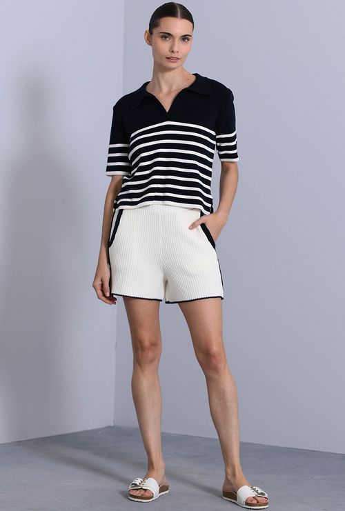 Shorts Alor Tricot Off White