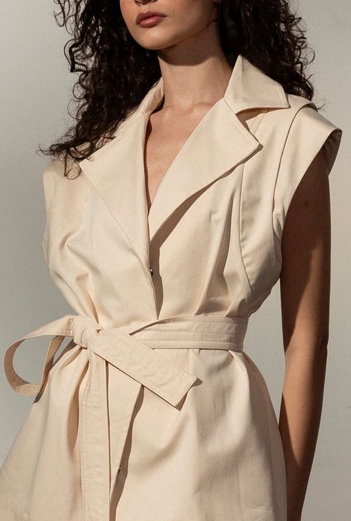 Colete Apataki com Faixa Vanila