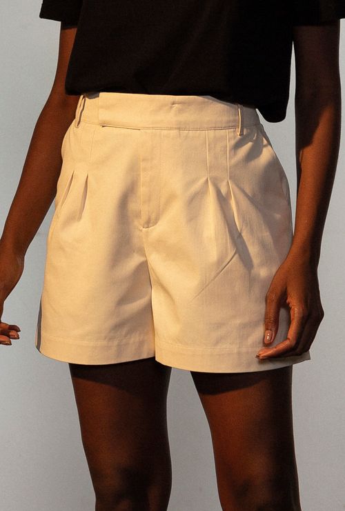 Shorts aratua alfaiataria vanila