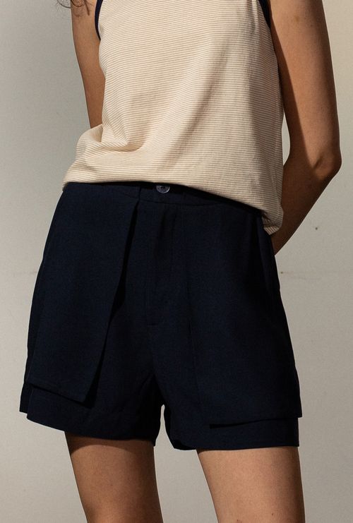 Short almirante marinho