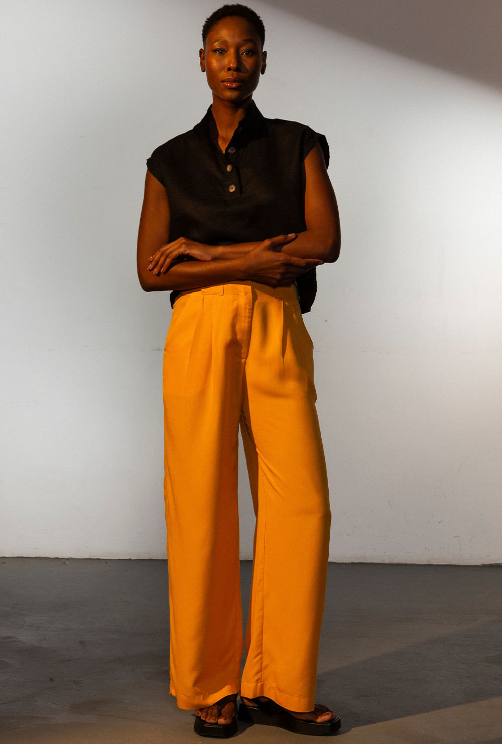 Com Mostarda CalÃ§a Cor Mostarda Feminina Calça Feminina CalÇa