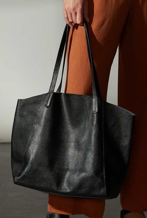 Bolsa de Couro Saint Remy Preta