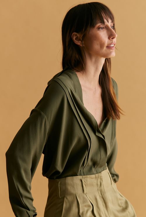 Camisa Manga Longa com Nervura Smolyan Militar
