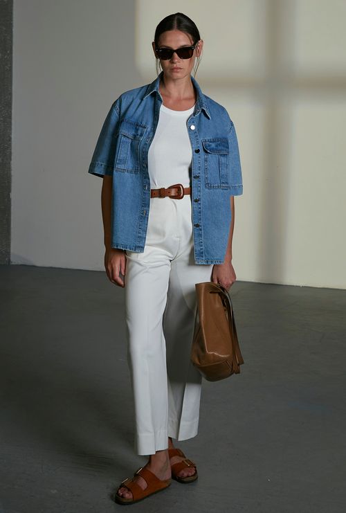 Camisa jeans medio Batam