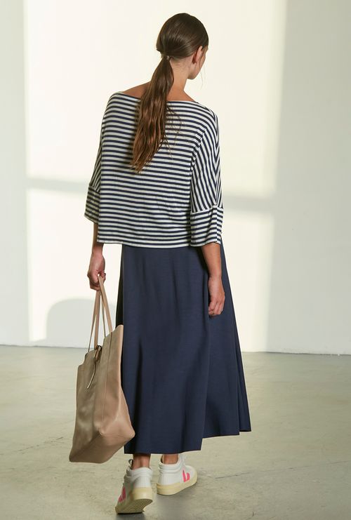 Saia Perugia Lyocell Marinho