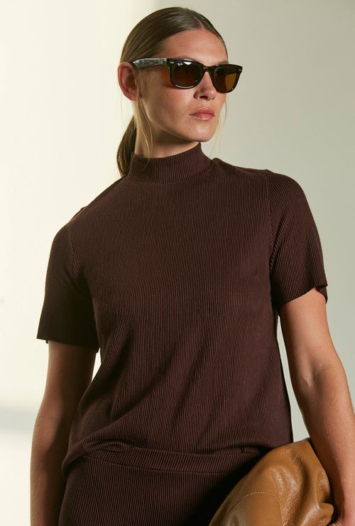 Blusa Bubaque cacau