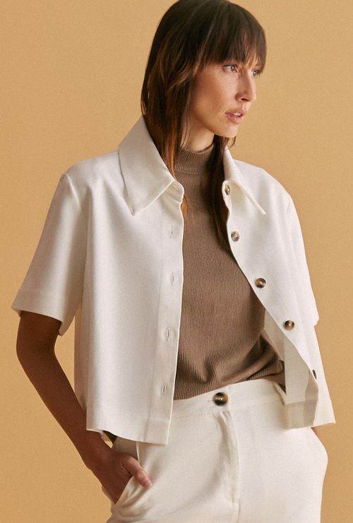 Camisa Bird off white