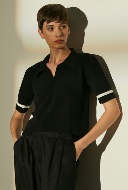 Blusa Boega Tricot preto