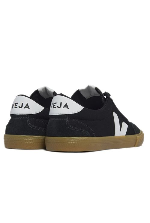 Tenis Veja Shoes Volley Canvas Black White Natural