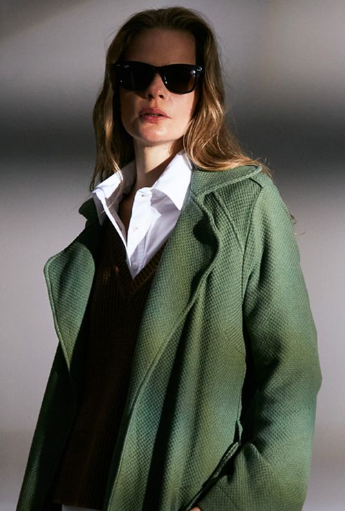 Trench Bagaud Verde Militar