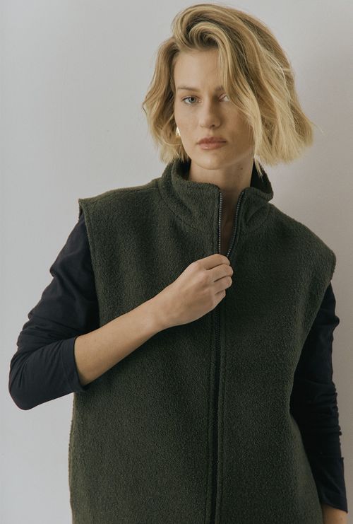 Colete barents verde musgo