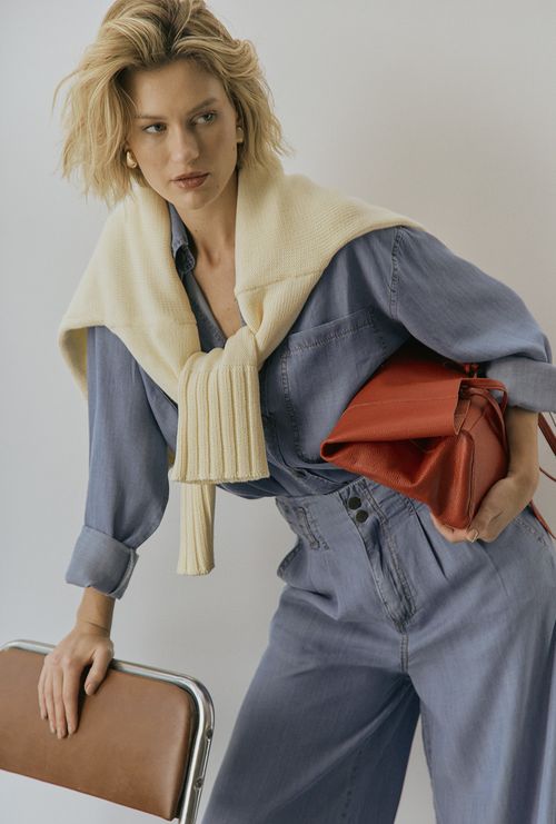 Calça Bilitom Lyocell Jeans Medio