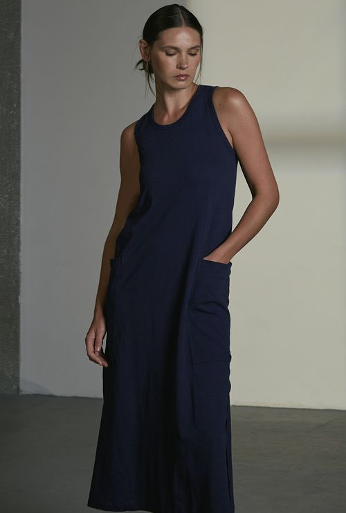 Vestido Midi Arizona Marinho