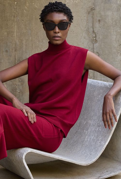 Blusa Em Tricot CoraCorá Cherry