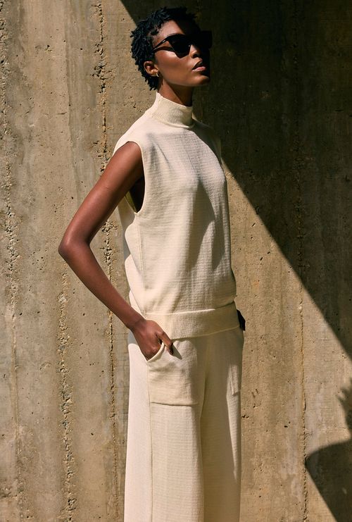 Blusa Em Tricot CoraCorá Off White
