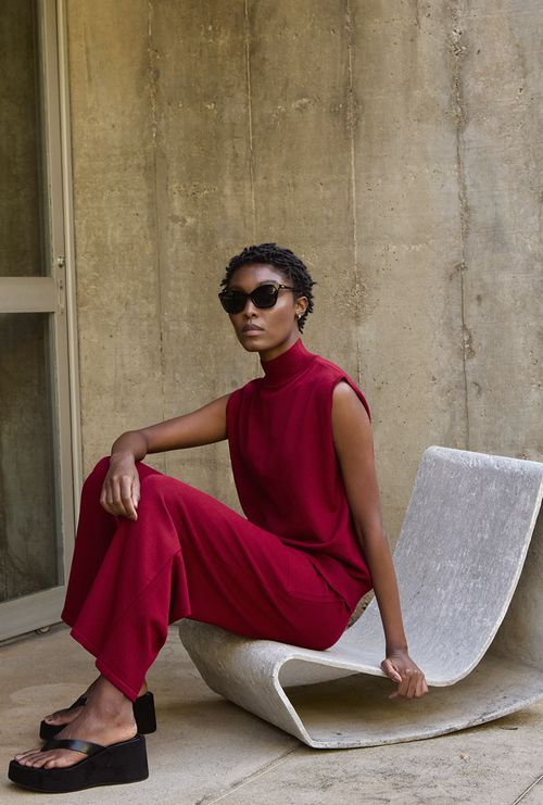 Calça Pantacourt Chacare Cherry