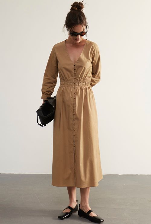 Vestido Cabrera Bege