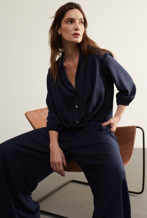 Blusa anatori marinho