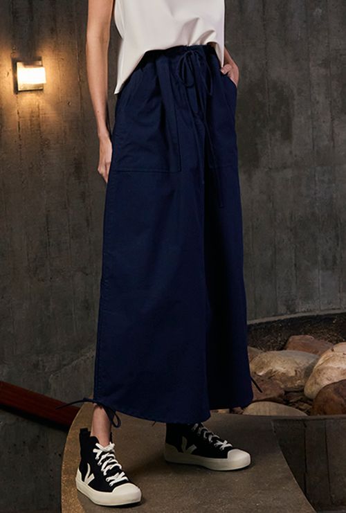 Saia Longuete com Elastico na Lateral Cantau Marinho