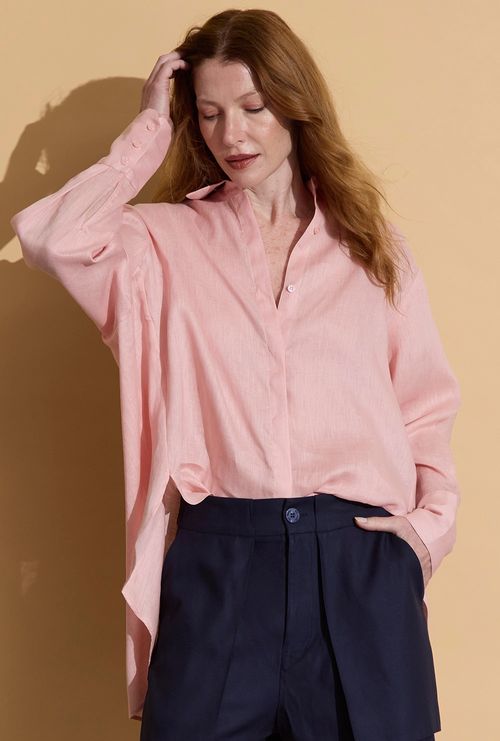 Camisa Oversized Cuba Rose