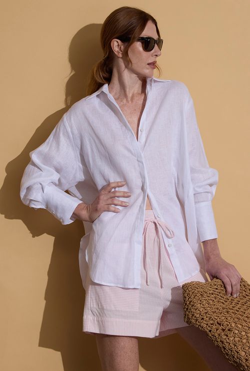 Camisa Oversized Cuba Branco