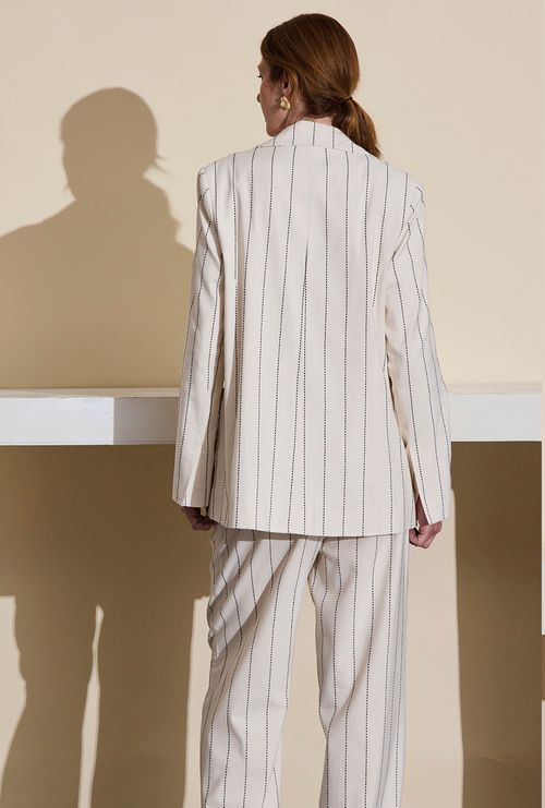 Blazer Oversized Catanduane Listra Preta