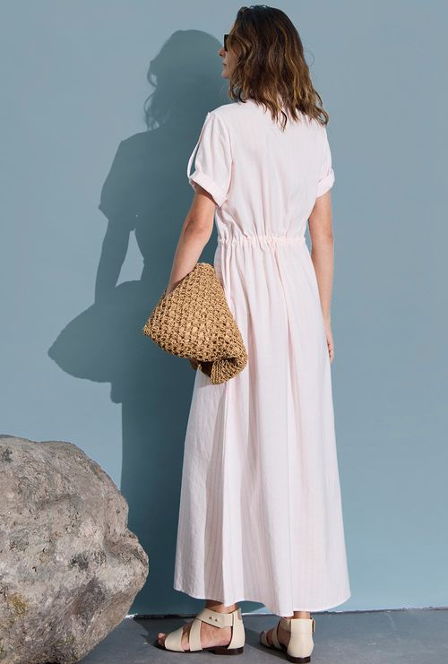 Vestido Longo Camiguin Listra Rosa