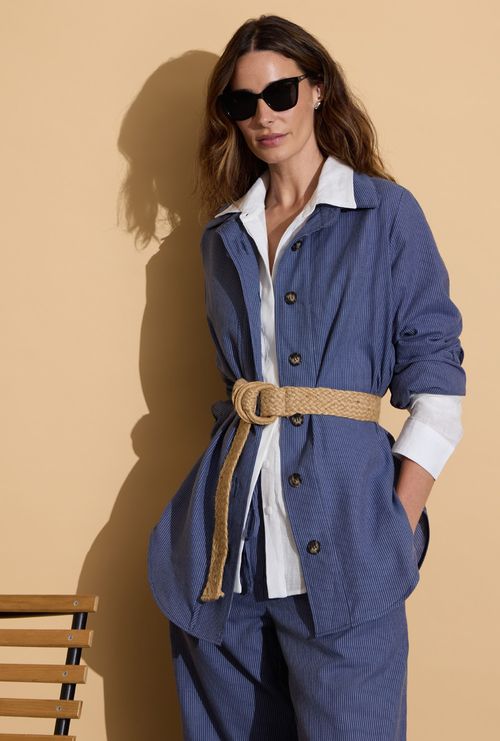Camisa Conhabaque Listra Marinho