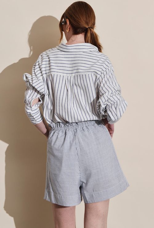 Shorts Ceram Listra Azul