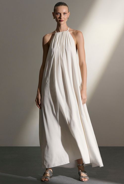 Vestido Checur Off White