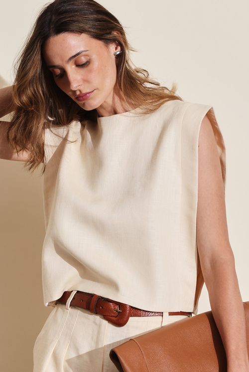 Blusa Catarino vanila