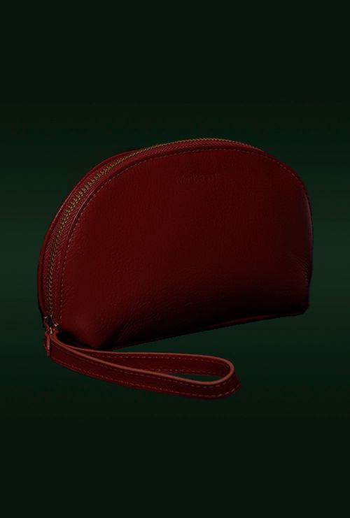Necessaire em Couro Pequena Royale Bordo