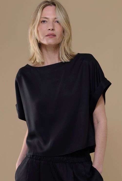 Blusa Ancara Lyocell Preto