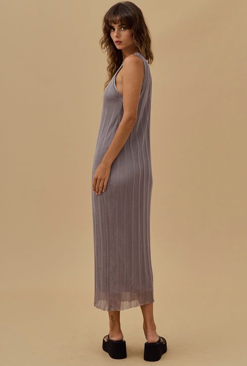 Vestido Cold Lake Cinza