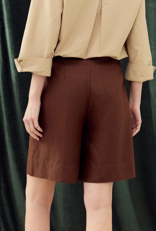 Bermuda Alfaiataria Daydream Marrom