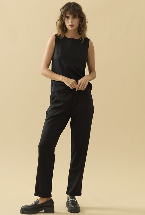 Regata Catania Lyocell Preto