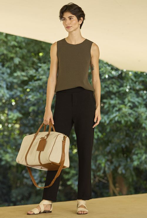 Regata em Boucle Delos Verde Escuro