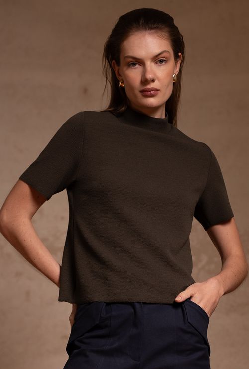 Blusa Flint verde escuro