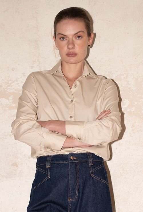 Camisa Alfaiataria Cortona Areia