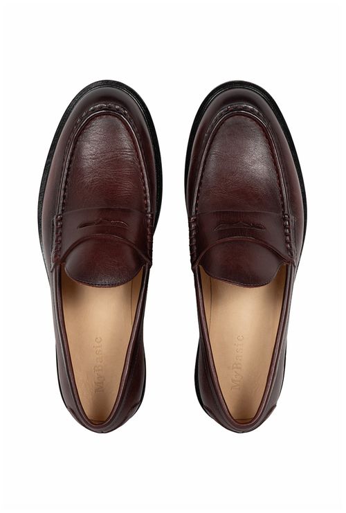 Mocassim em Couro Eritreia Sangre